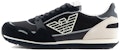 Emporio Armani Low-Top Kasut Bertali 'Navy Blue' X4X537XN730T409