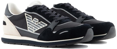 EMPORIO ARMANI阿瑪尼 圓頭繫帶 低幫 生活休閒鞋 男款 海軍藍色 Order EMPORIO ARMANI阿瑪尼 圓頭繫帶 低幫 生活休閒鞋 男款 海軍藍色