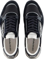 EMPORIO ARMANI阿瑪尼 圓頭繫帶 低幫 生活休閒鞋 男款 海軍藍色 Shop EMPORIO ARMANI阿瑪尼 圓頭繫帶 低幫 生活休閒鞋 男款 海軍藍色