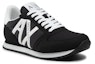 Order Emporio Armani Kasut Low-Top 'Hitam' XUX017XCC68K489