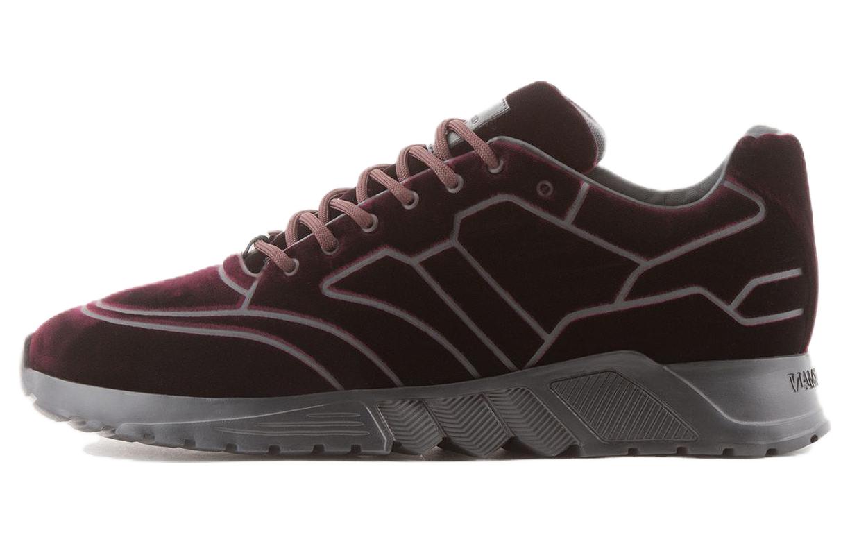 Emporio Armani Low Top Sneaker 'Deep Red'
