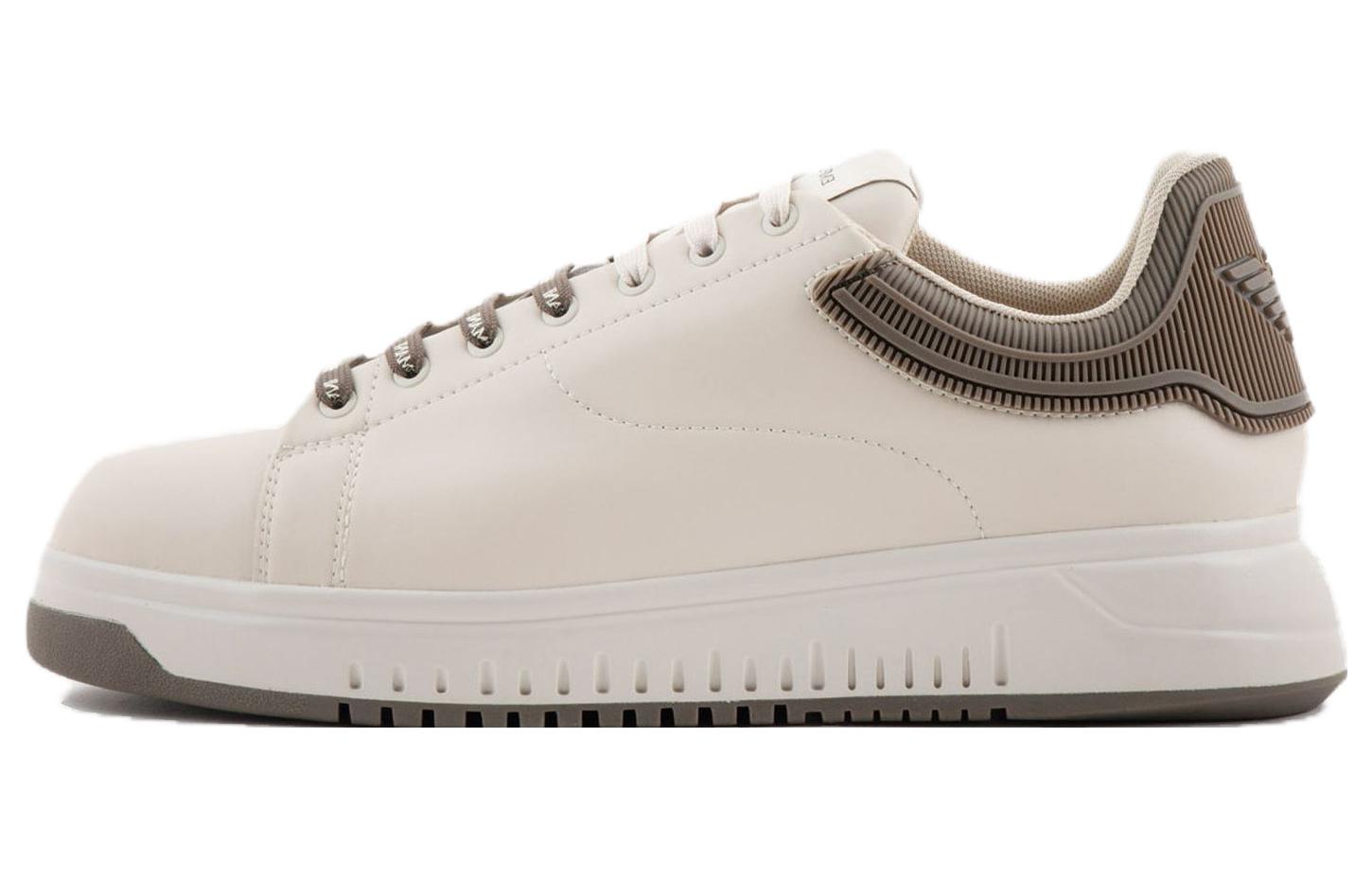 Emporio Armani Low-Top Sneaker 'Light Brown Leather'