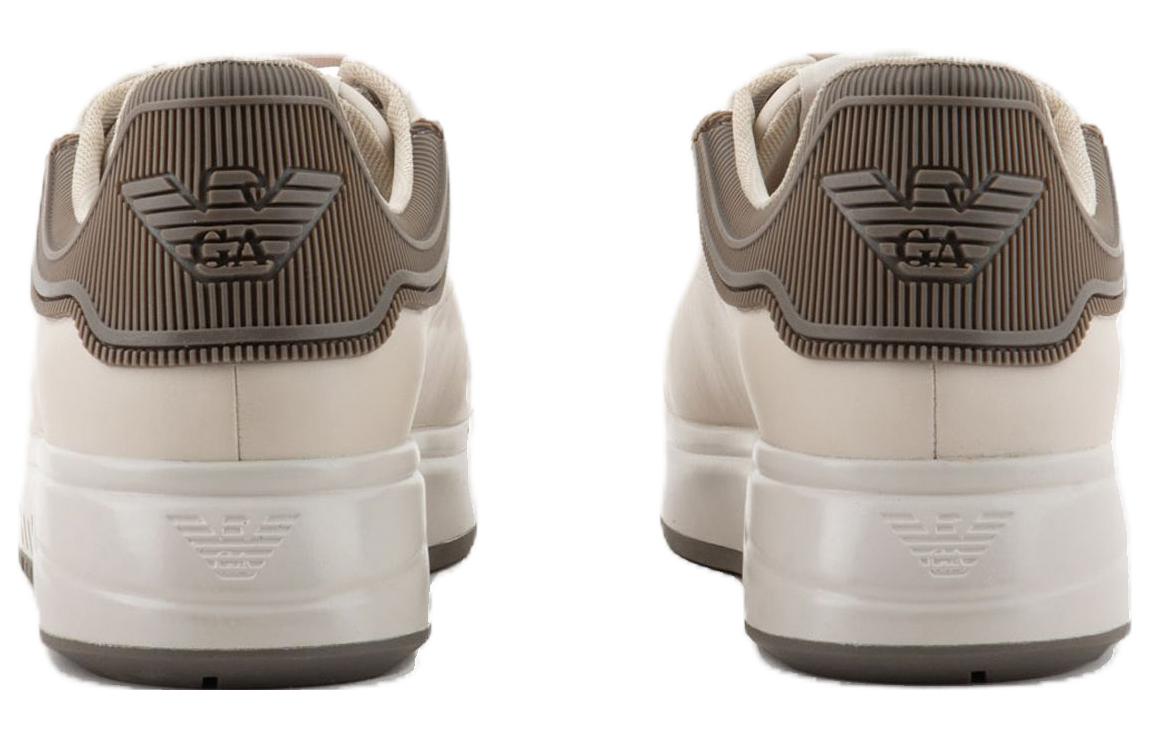 Emporio Armani Low-Top Sneaker 'Light Brown Leather' 圖 4