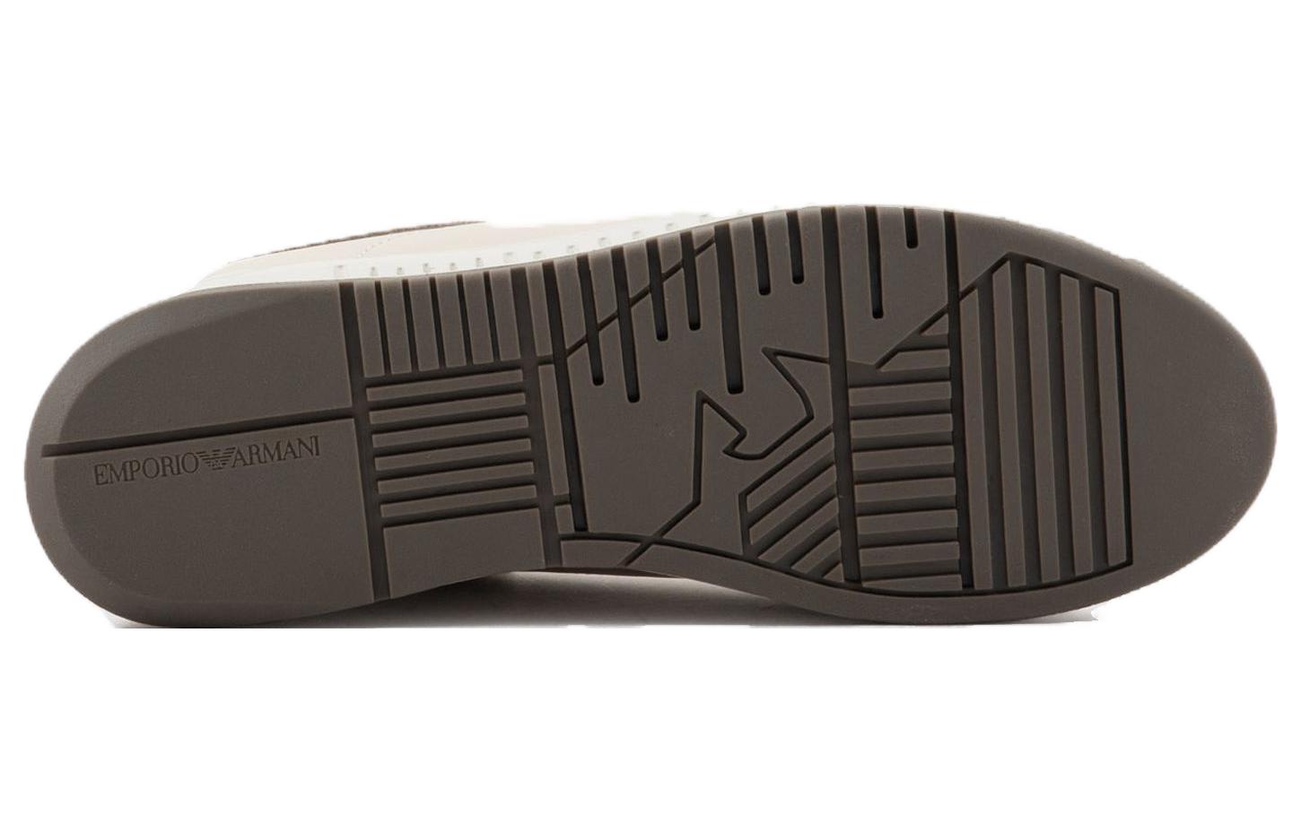 Emporio Armani Low-Top Sneaker 'Light Brown Leather' 圖 5