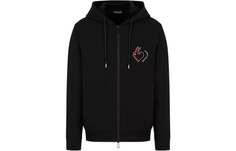 EMPORIO ARMANI Lunar New Year Rabbit Hoodie  Black 3R1MBK-1JHSZ-0999 圖 2