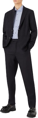 Emporio Armani Micro Eagle Embroidered Long Sleeve Shirt Blue Shirt. 6L1C861-NMTZ1-F723 Lookbook Emporio Armani Micro Eagle Embroidered Long Sleeve Shirt Blue Shirt. 6L1C861-NMTZ1-F723