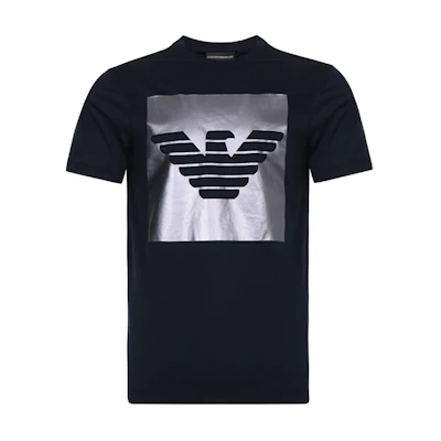 Emporio Armani Navy Blue Cotton Crewneck T-Shirt 3G1T67-1JSTZ-0922
