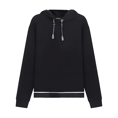 Emporio Armani Navy Blue Drawstring Hoodie 3K1MD8-1JHSZ-0920