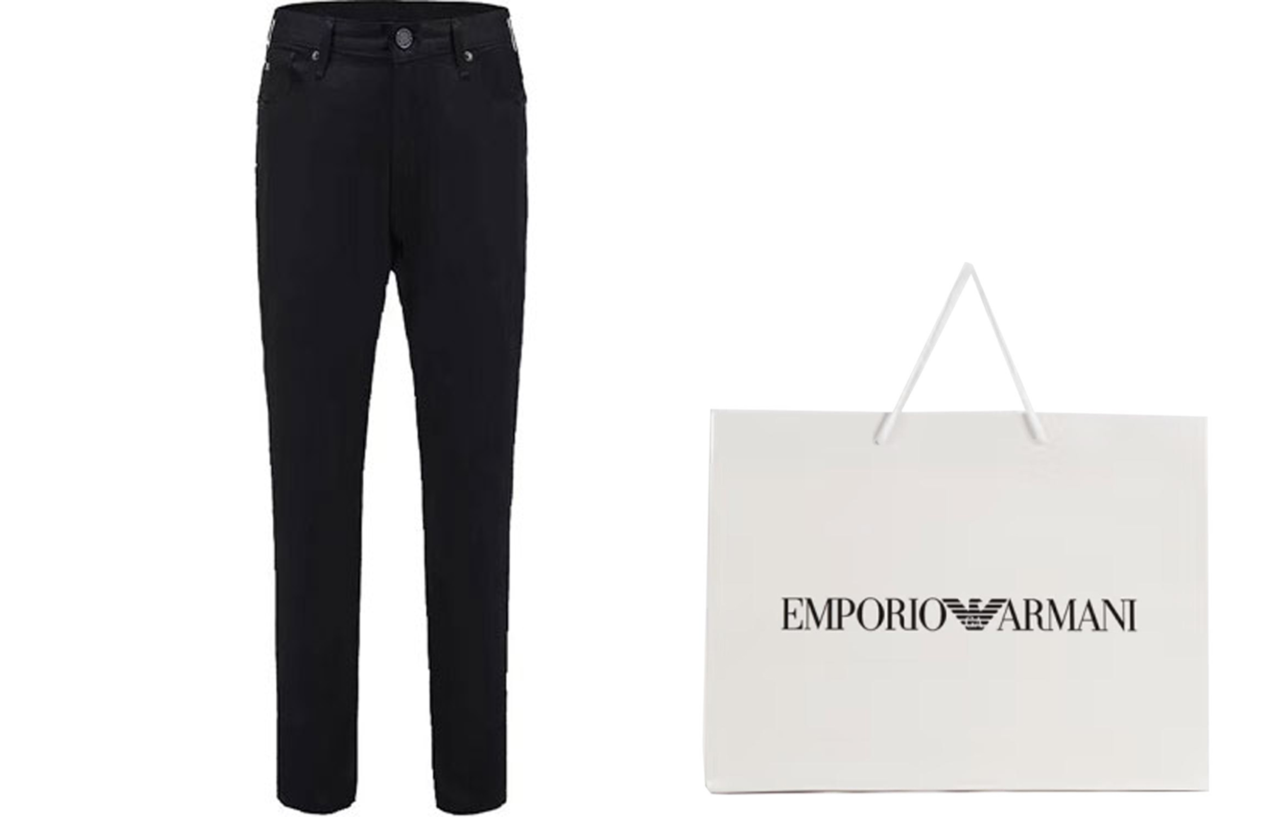 Emporio Armani Navy Blue Eagle Logo Casual Jeans. 8N1J06-1NJ9Z-0920 圖 4