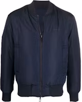 EMPORIO ARMANI Navy Blue Eagle Logo Embroidered Cotton Jacket. 6K1B96-1NPEZ-09F3 EMPORIO ARMANI Navy Blue Eagle Logo Embroidered Cotton Jacket. 6K1B96-1NPEZ-09F3