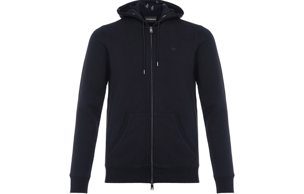 Emporio Armani Navy Blue Hooded Sweatshirt 8N1M01-1JQPZ-0939