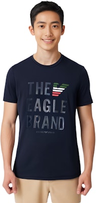 エンポリオアルマーニ ネイビーブルー ロゴ コットン クルーネック Tシャツ 3Z1T95-1J11Z-0922 Purchase エンポリオアルマーニ ネイビーブルー ロゴ コットン クルーネック Tシャツ 3Z1T95-1J11Z-0922