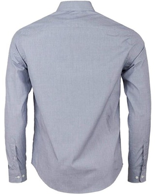 Emporio Armani Kemeja Lengan Panjang Biru Tua dengan Bordir Logo. 8N1C75-1V04Z-0932 Lookbook Emporio Armani Kemeja Lengan Panjang Biru Tua dengan Bordir Logo. 8N1C75-1V04Z-0932