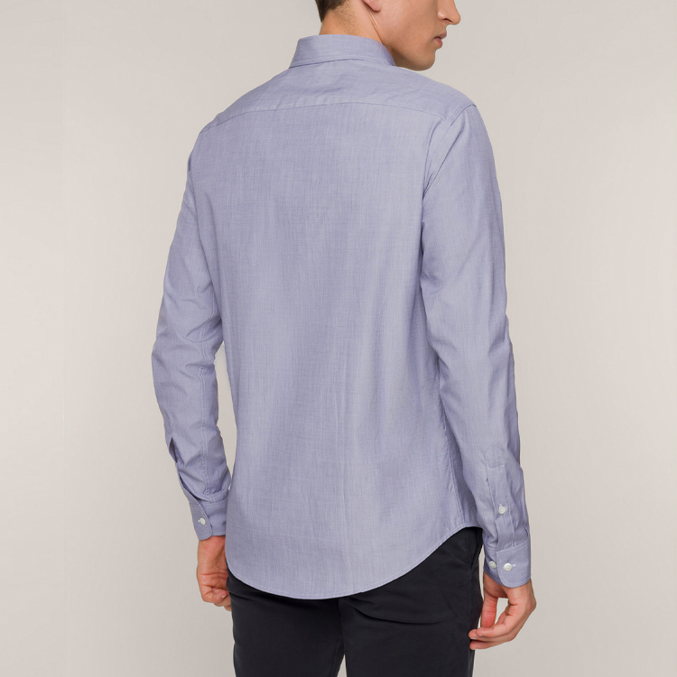 Details for Emporio Armani Kemeja Lengan Panjang Biru Tua dengan Bordir Logo. 8N1C75-1V04Z-0932