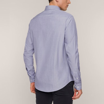 Emporio Armani Kemeja Lengan Panjang Biru Tua dengan Bordir Logo. 8N1C75-1V04Z-0932 Details for Emporio Armani Kemeja Lengan Panjang Biru Tua dengan Bordir Logo. 8N1C75-1V04Z-0932