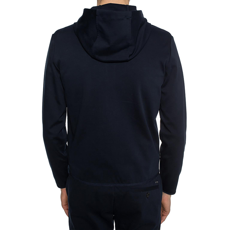 EMPORIO ARMANI Navy Blue Logo Print Hoodie Jacket 8N1BN2-1JBTZ-0920 圖 5