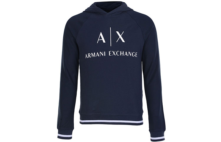 Emporio Armani Navy Blue Logo Print Sweatshirt 6GZM79-ZJ1GZ-1510