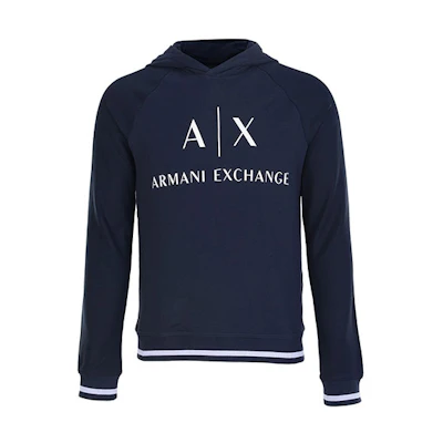 Emporio Armani Navy Blue Logo Print Sweatshirt 6GZM79-ZJ1GZ-1510