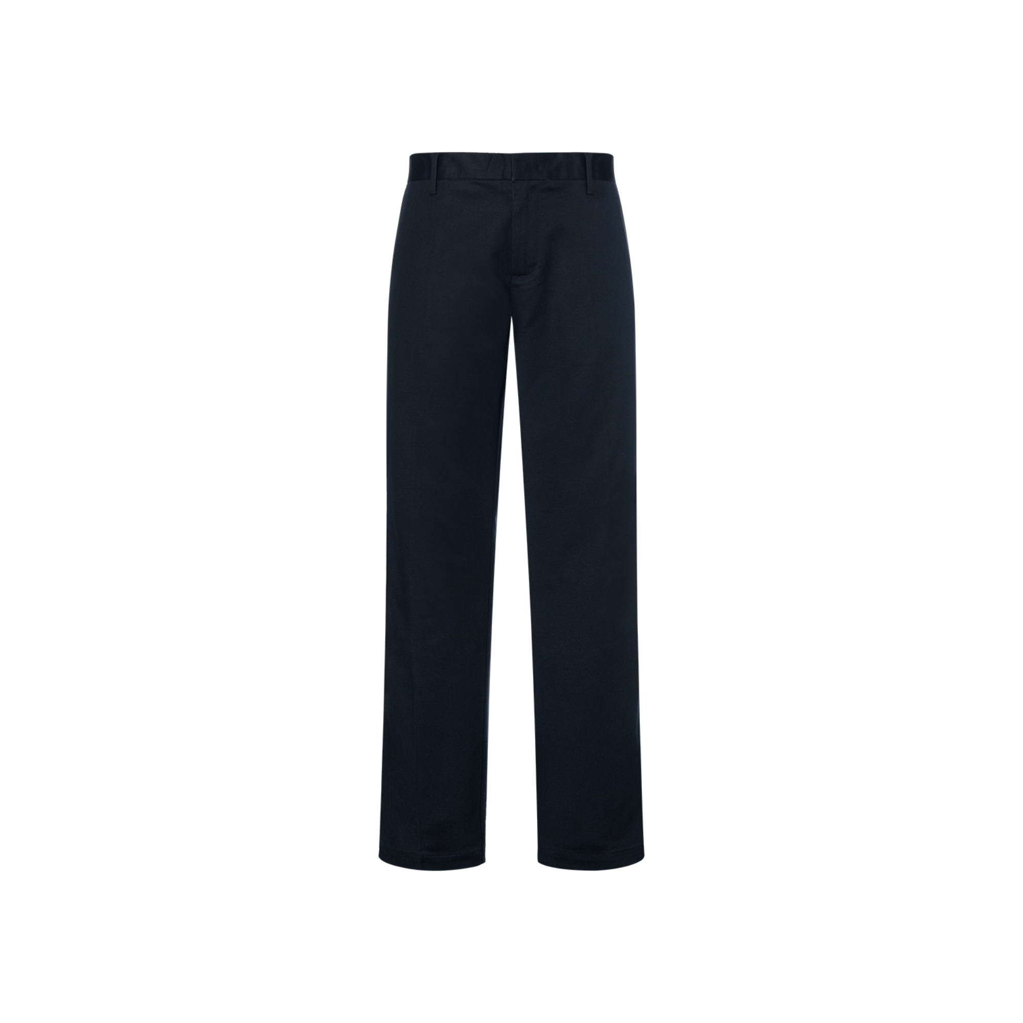 Emporio Armani Navy Blue Mid-Rise Straight-Leg Casual Pants for Men. 8N1P15-1NGCZ-0920