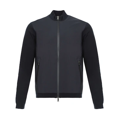 Emporio Armani Navy Blue Slim Fit Zipped Jacket 6Z1BT1-1MB1Z-0922