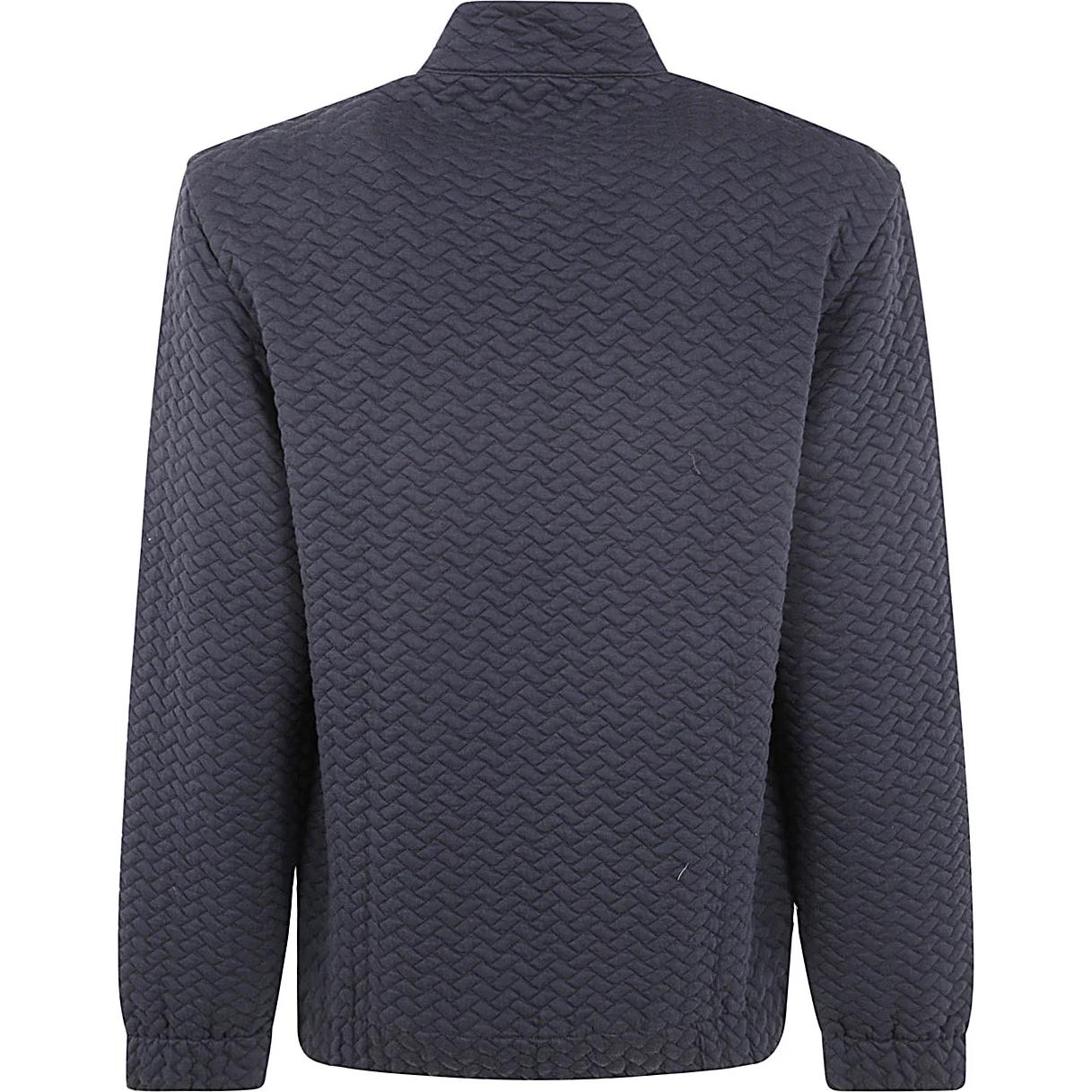 Emporio Armani Navy Blue Solid Zip-Up Long Sleeve Jacket POIZON240717555 圖 3