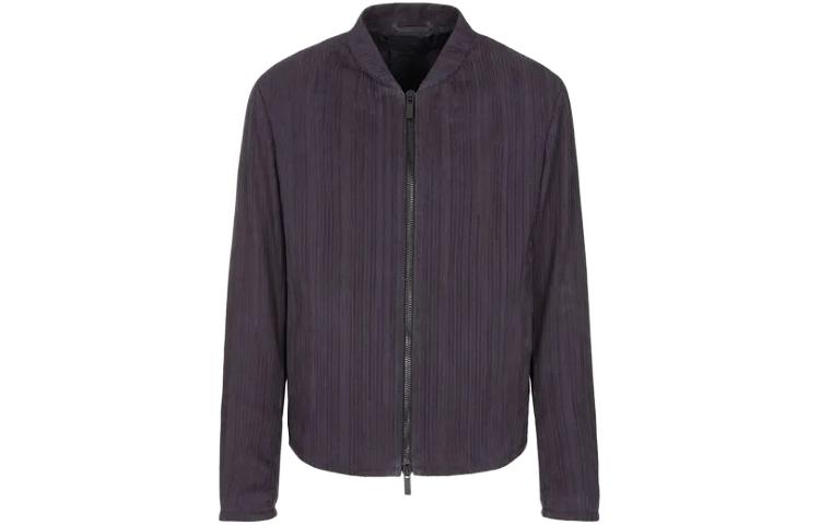 Emporio Armani Navy Blue Zip Hoodie Jacket with GA Embroidery D4SR83-DSP83-1922