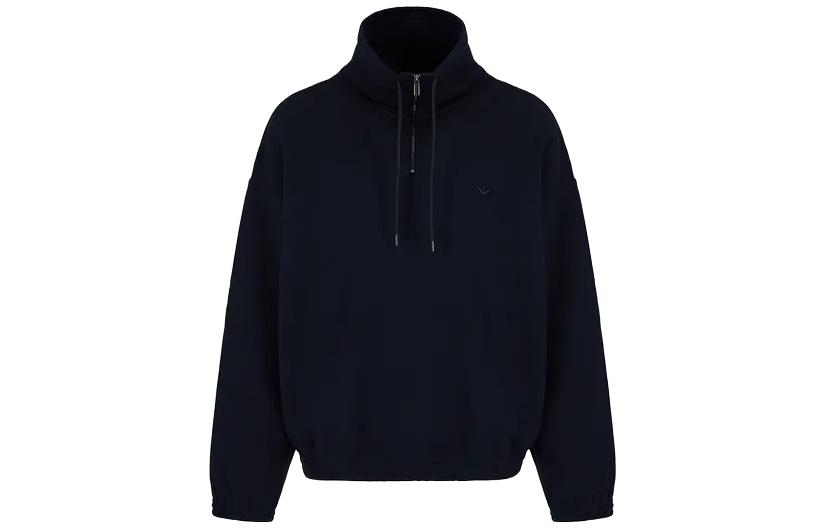 Emporio Armani Navy High-Neck Pullover Sweatshirt 6R1MG61-JXDZ1-0920