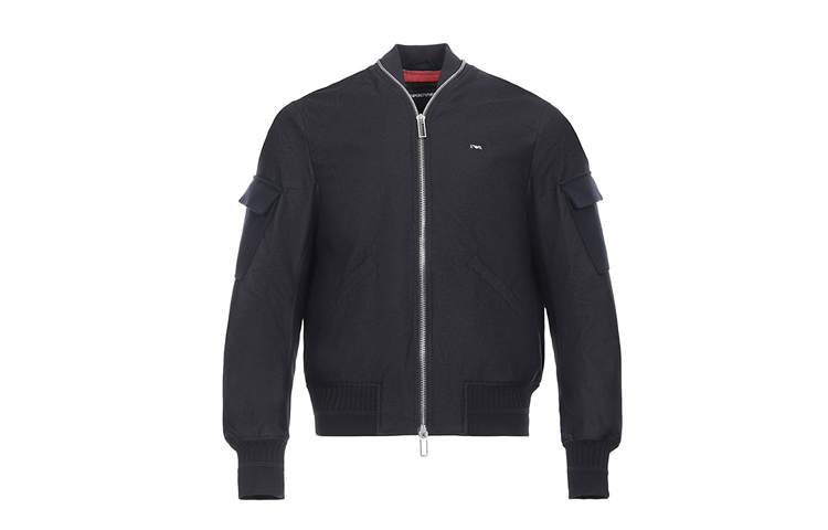 Emporio Armani Navy Long-Sleeve Jacket with Double Pockets & Zipper 6Z1BP5-1NGDZ-0920