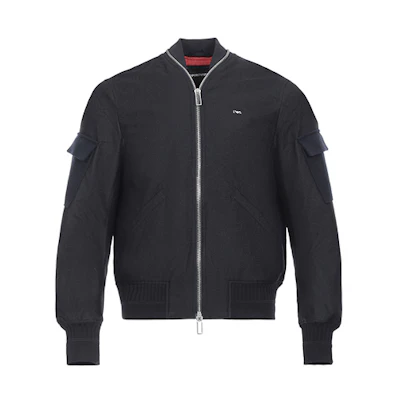 Emporio Armani Navy Long-Sleeve Jacket with Double Pockets & Zipper 6Z1BP5-1NGDZ-0920