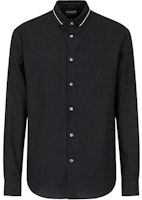 Emporio Armani Navy Long Sleeve Slim Fit Shirt. 6K1CD2-1NI5Z-F048 Emporio Armani Navy Long Sleeve Slim Fit Shirt. 6K1CD2-1NI5Z-F048