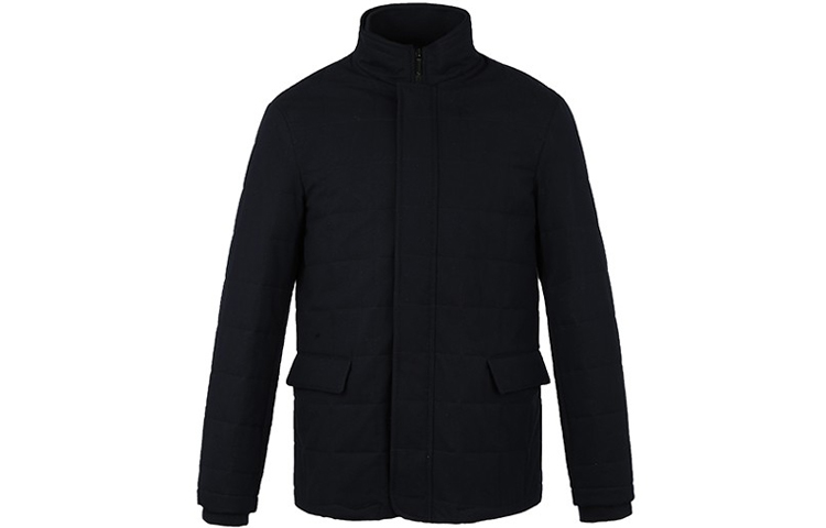 Emporio Armani Navy Loose-Fit Pocket Stand Collar Jacket 6G1B61-1N7CZ-0933