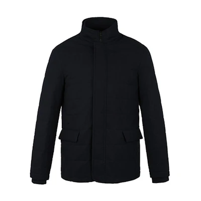 Emporio Armani Navy Loose-Fit Pocket Stand Collar Jacket 6G1B61-1N7CZ-0933