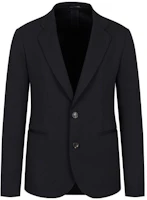 Emporio Armani Navy Single-Breasted Knit Blazer SS23 D41G37-D1446-1922 Emporio Armani Navy Single-Breasted Knit Blazer SS23 D41G37-D1446-1922