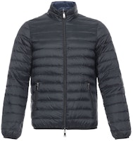 Emporio Armani Nylon Reversible Down Jacket Men Black/Blue 8N1B54-1NJMZ-0999 Emporio Armani Nylon Reversible Down Jacket Men Black/Blue 8N1B54-1NJMZ-0999