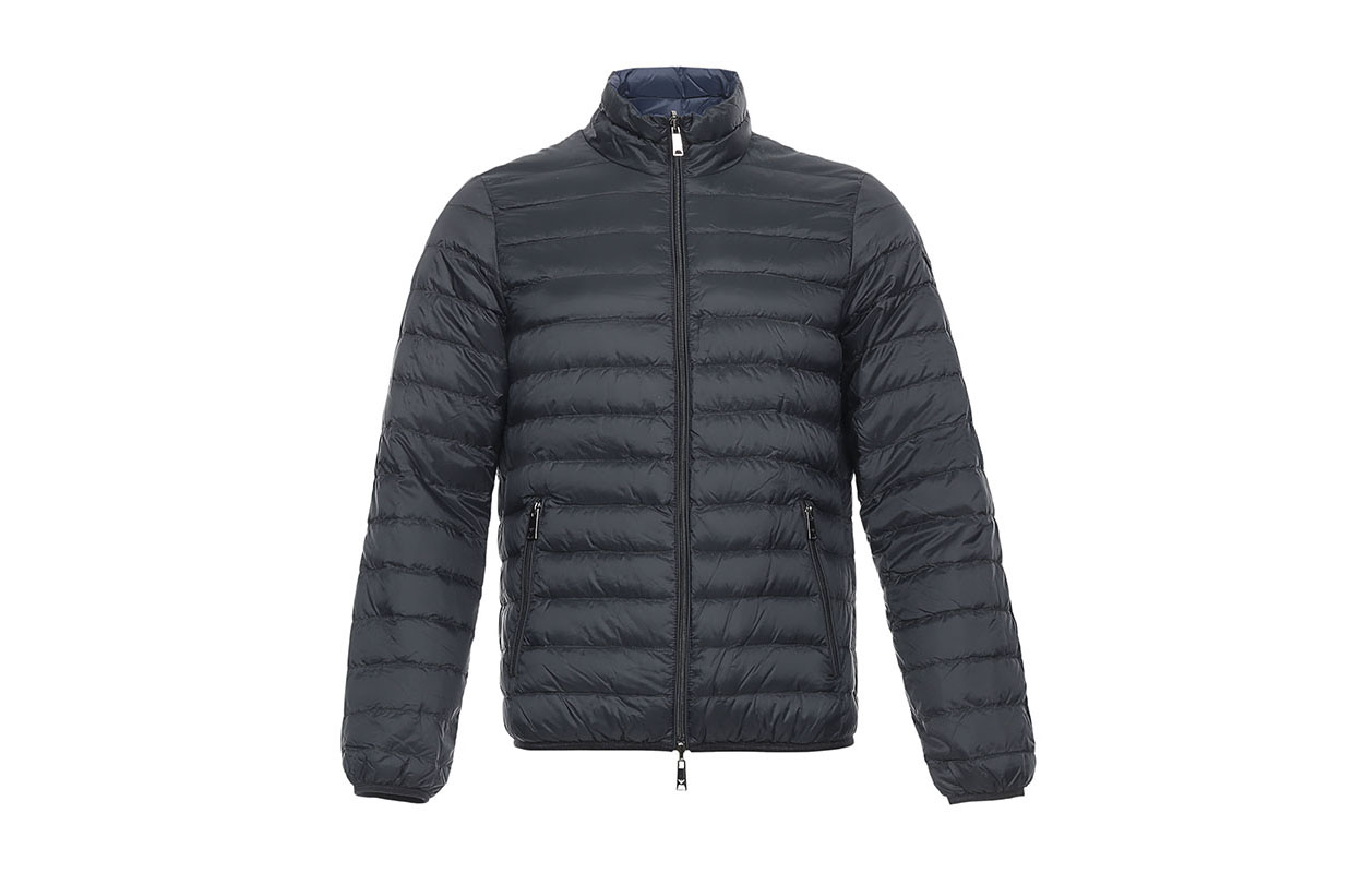 Order Chaqueta Reversible de Plumas Nylon Emporio Armani Hombre Negro/Azul 8N1B54-1NJMZ-0999