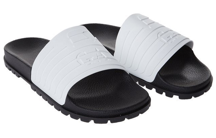 Emporio Armani Open Toe Slide 'White Fashion' 圖 3