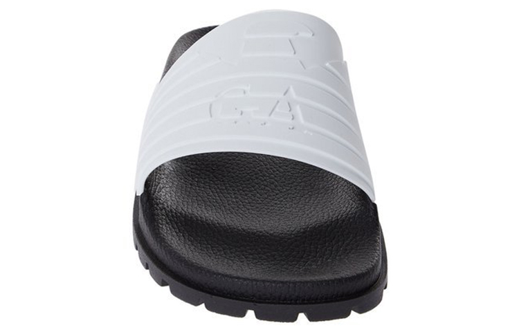 Emporio Armani Open Toe Slide 'White Fashion' 圖 4