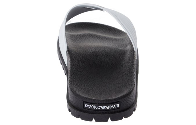 Emporio Armani Open Toe Slide 'White Fashion' 圖 5