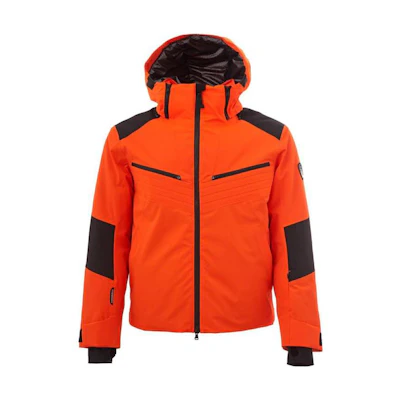 Emporio Armani Orange Hooded Neon Tech Jacket 23GIU283