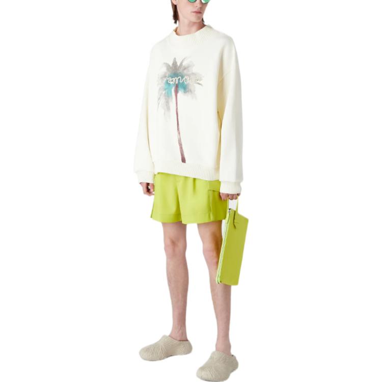 Emporio Armani Palm Tree Print Crewneck Sweatshirt SS23 Men’s Off-White 3R1M6S-1JZ1Z-01G5 圖 3