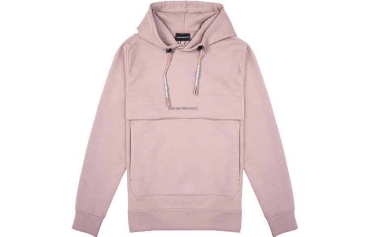 Emporio Armani Pink Hoodie Sweatshirt with Logo 3K1MF6-1JHSZ-0306