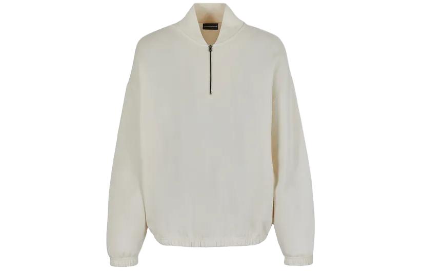 Emporio Armani Plain Pullover Sweatshirt Light Brown 3D1MA51-JFBZ1-0128