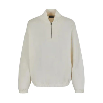 Emporio Armani Plain Pullover Sweatshirt Light Brown 3D1MA51-JFBZ1-0128