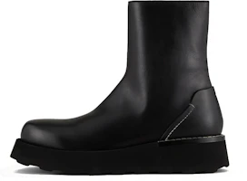 Emporio Armani Platform Smooth Nappa Leather Ankle Boot 'Black' X4M366XN0851K001 Emporio Armani Platform Smooth Nappa Leather Ankle Boot 'Black' X4M366XN0851K001
