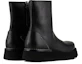 Shop Bota Negra Emporio Armani Plataforma Cuero Nappa Liso para Mujer X4M366XN0851K001
