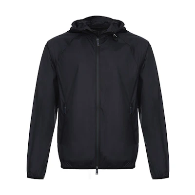 Emporio Armani Polyester Hooded Casual Jacket - Dark Blue 3G1B69-1NLGZ-0922
