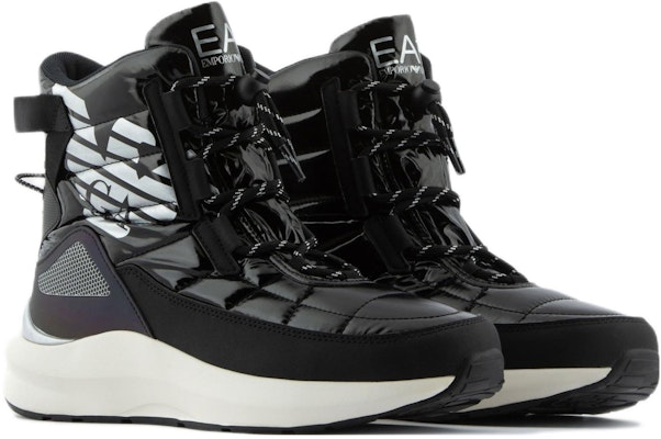 Botas de Moda Tobilleras Emporio Armani Negro con Cordones y Estampado en Poliéster X8M005XK3081R655 Order Botas de Moda Tobilleras Emporio Armani Negro con Cordones y Estampado en Poliéster X8M005XK3081R655