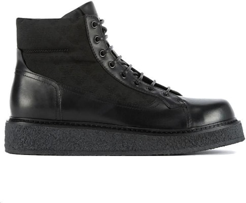 Emporio Armani Printed Leather Nylon Ankle Boot 'Black' X4M362XN0511K001 Order Emporio Armani Printed Leather Nylon Ankle Boot 'Black' X4M362XN0511K001