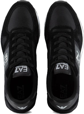 Emporio Armani PU Comfort Low 'Hitam Kasual' X8X151XK354A120 Lookbook Emporio Armani PU Comfort Low 'Hitam Kasual' X8X151XK354A120