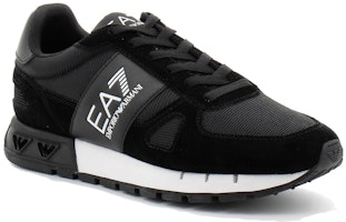 EMPORIO ARMANI阿瑪尼 PU 舒適休閒 低幫 生活休閒鞋 男款 黑色 Lookbook EMPORIO ARMANI阿瑪尼 PU 舒適休閒 低幫 生活休閒鞋 男款 黑色